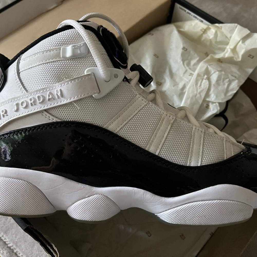 Jordan 6 Rings White and Black